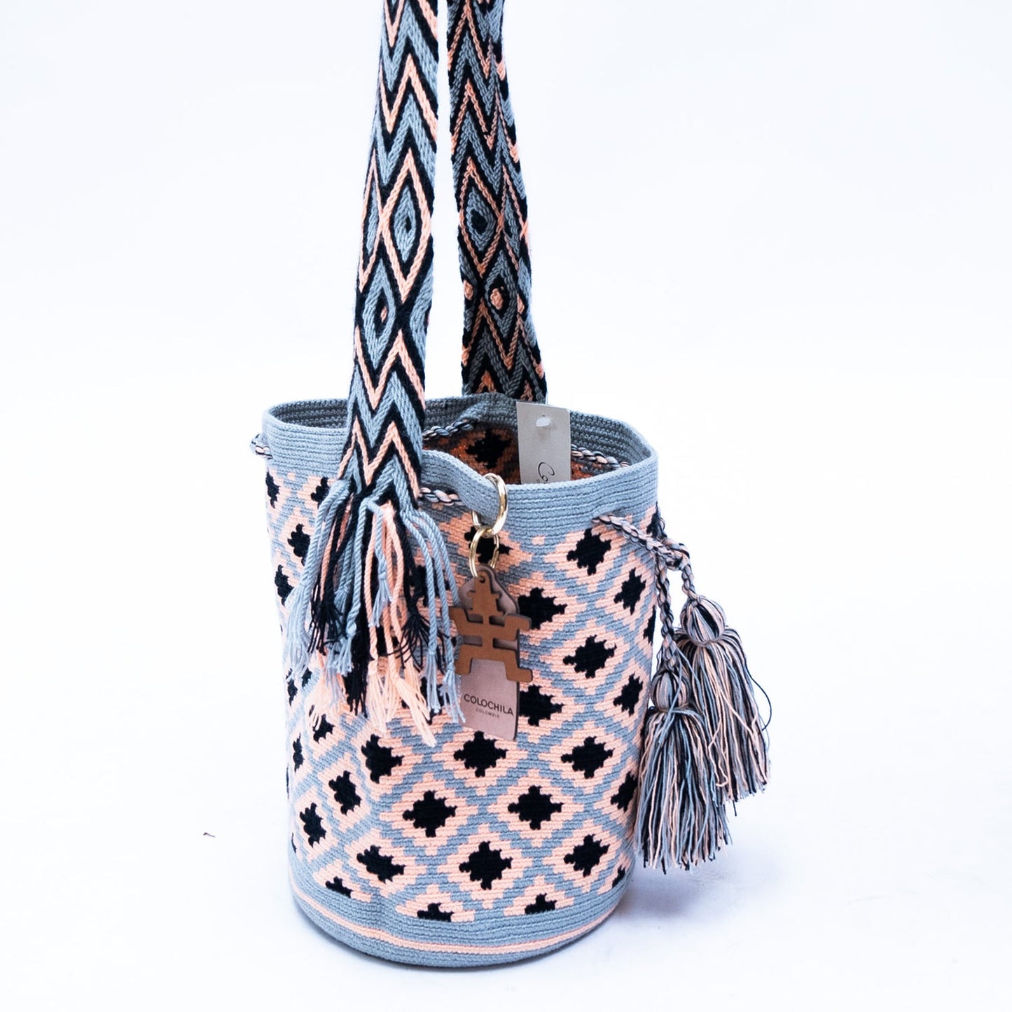 Handwoven 'Carina' Medium Bag - Colourful Mochila