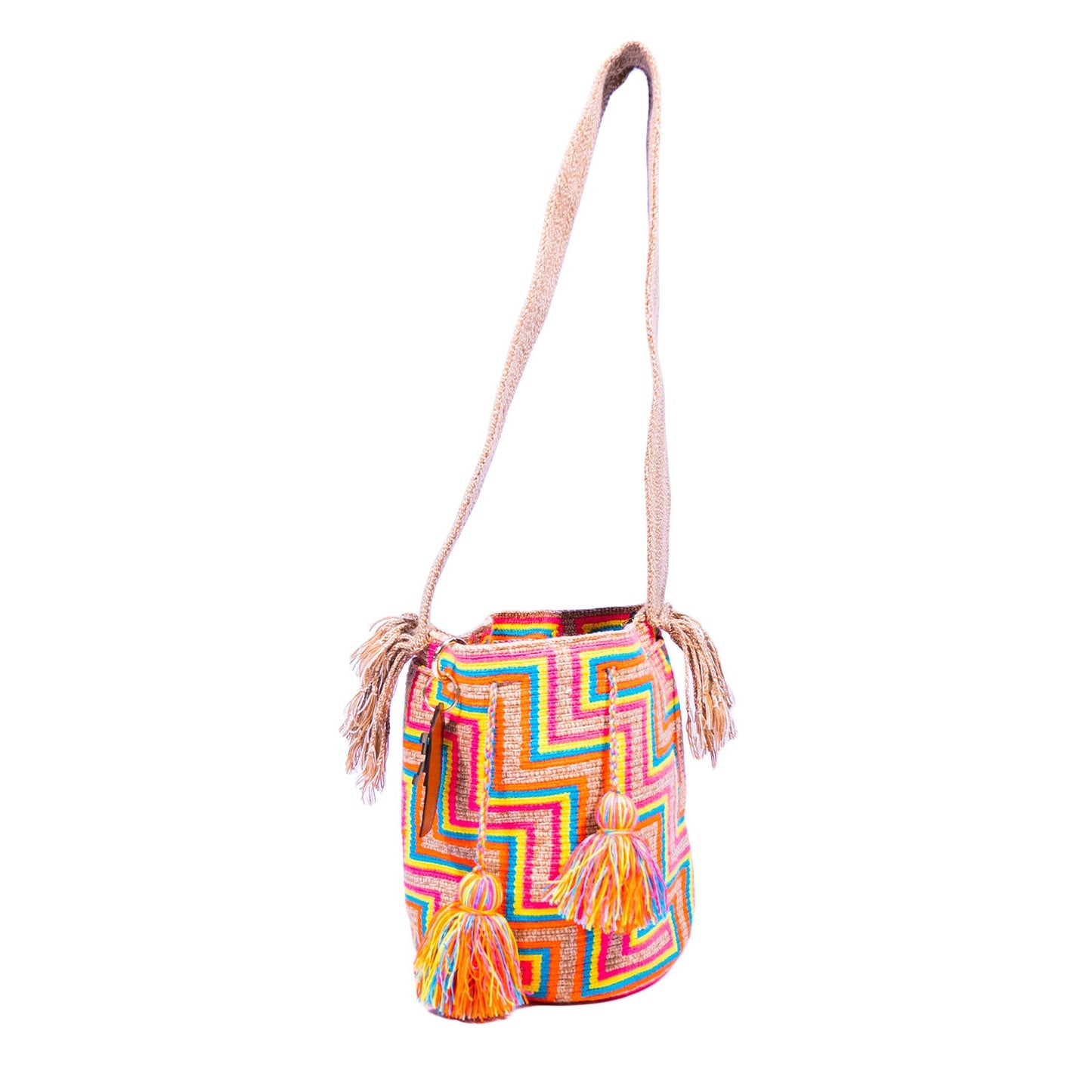 Handwoven Carolina Medium Bag - Colourful Mochila