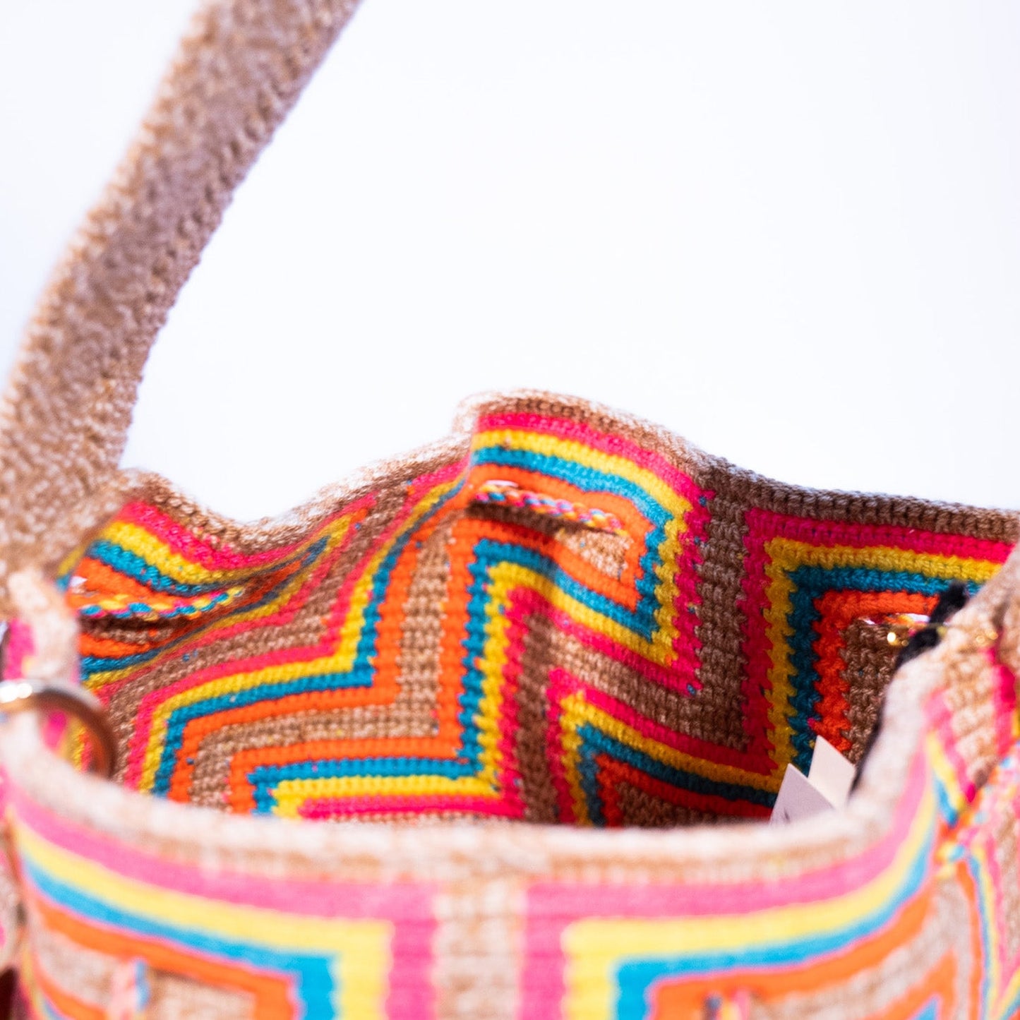 Handwoven Carolina Medium Bag - Colourful Mochila