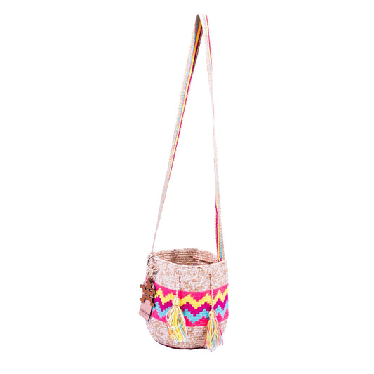 Handwoven 'Carson' Small Bag - Colourful Mochila