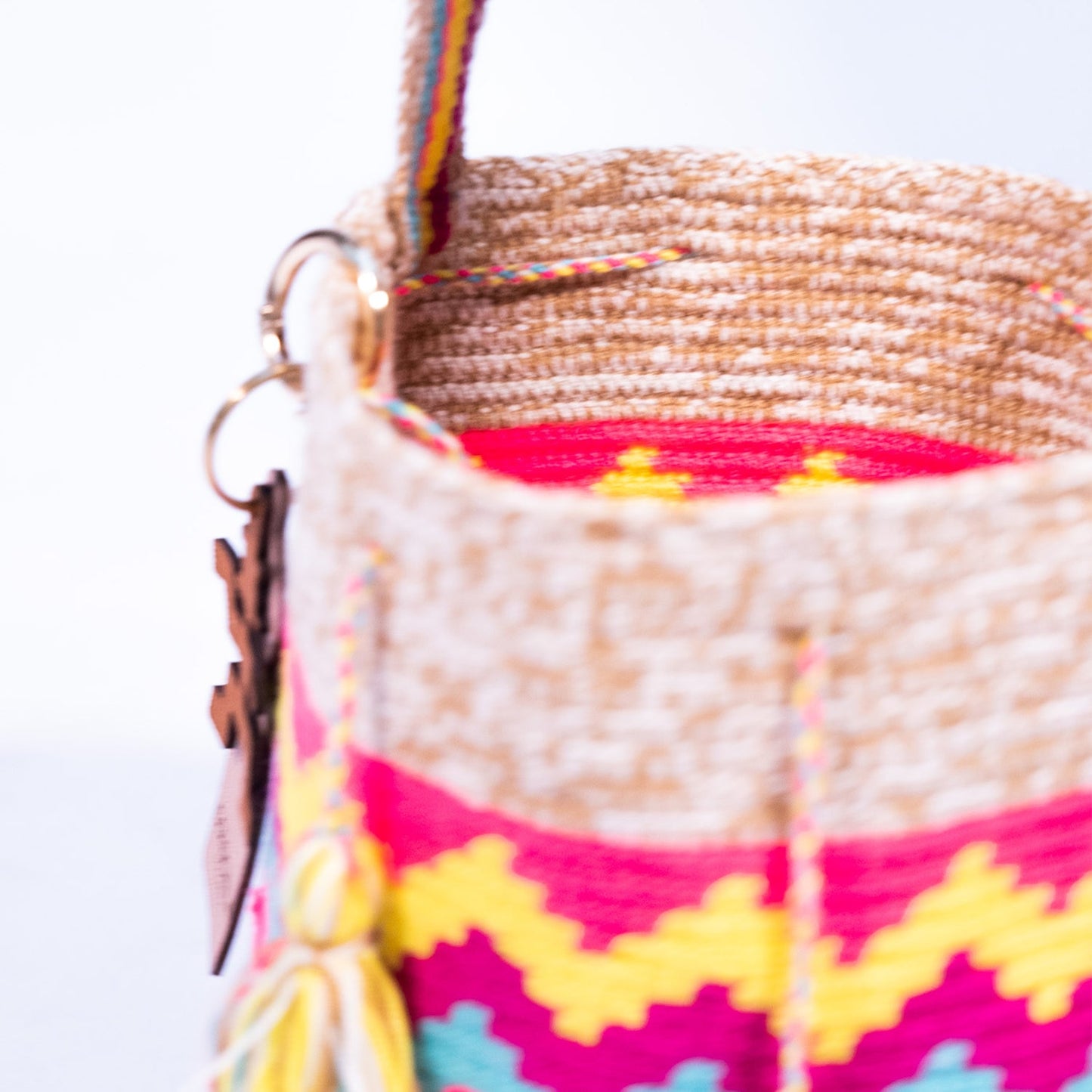 Handwoven 'Carson' Small Bag - Colourful Mochila