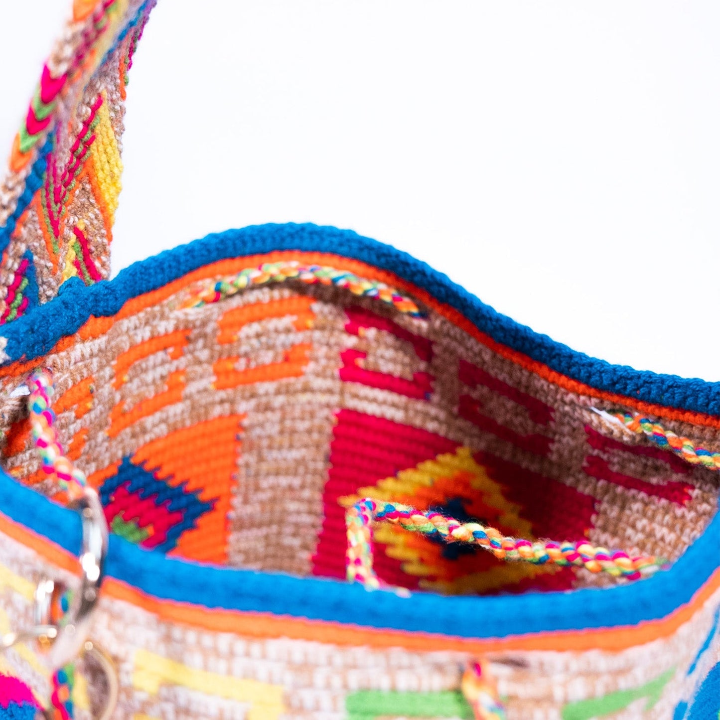 Handwoven Clara Medium Bag - Colourful Mochila