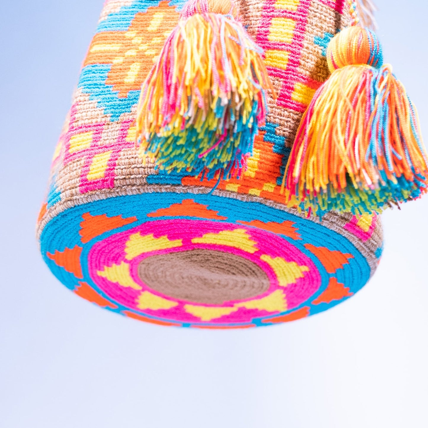 Handwoven 'Cumbia' Medium Bag - Colourful Mochila