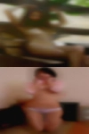 Horny housewife playing front